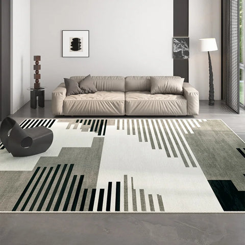 Navak Teppich, nordischer Stil, Teppiche für Wohnzimmer, waschbar, Schlafzimmer-Dekor, geometrisches Muster, luxuriöser Lounge-Teppich, große Bodenmatte für Zuhause