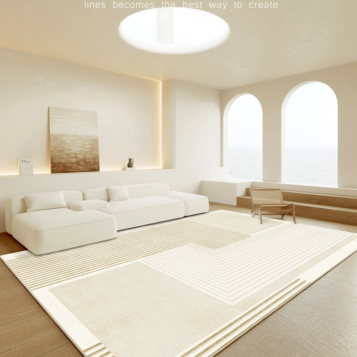 Navak-Teppich, japanische minimalistische Wohnzimmerdekoration, Plüschteppich, weiche Teppiche für Schlafzimmer, Lounge-Teppich, rutschfeste, flauschige Matte, großflächige Teppiche