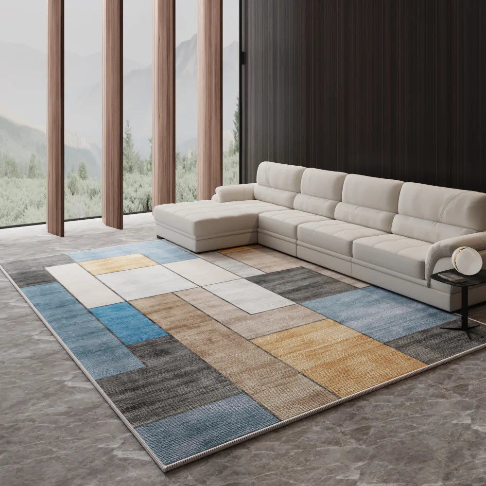 Navak Carpet Nordic Light Luxus-Teppich – Großer Wohnzimmerteppich | Für unter Sofa und Couchtisch, Schlafzimmer- und Lounge-Dekor