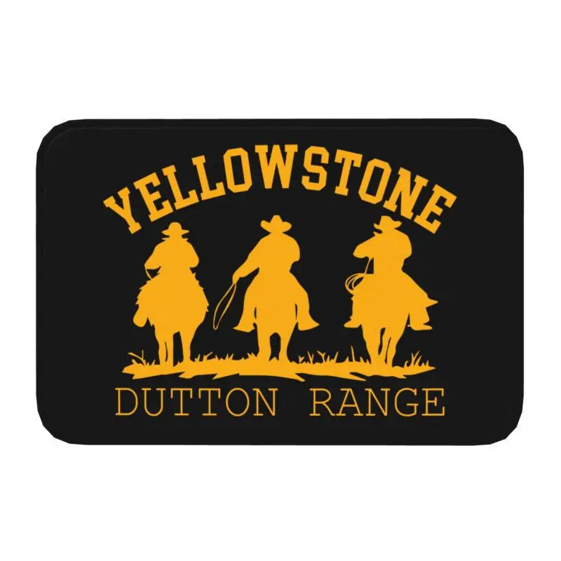 Navak Carpet Yellowstone Fußmatte für die Vordertür, rutschfest, für den Innenbereich, schnelltrocknend, Dutton Ranch, Fußmatte, für Küche, Balkon, Eingangsbereich, Teppich
