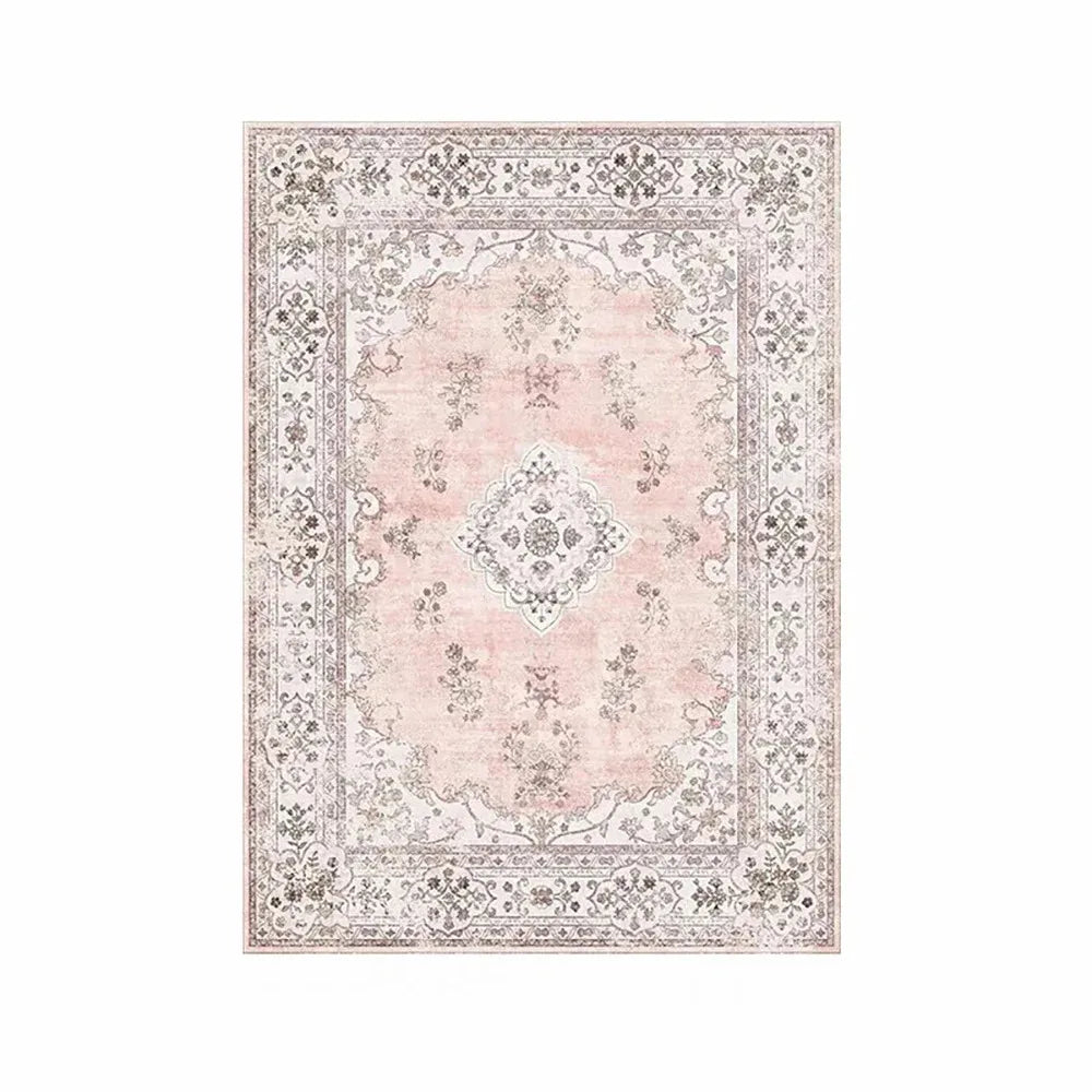 Navak Carpet MBG23Exclusive Picks Bohemian Faux Wool Rug - Ultradünner, schmutzabweisender, rutschfester Teppich für Arbeitszimmer und Wohnzimmer, weiche Bodenmatte4Fb&amp;