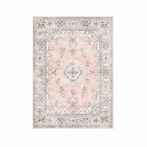 Navak Carpet MBG23Exclusive Picks Bohemian Faux Wool Rug - Ultradünner, schmutzabweisender, rutschfester Teppich für Arbeitszimmer und Wohnzimmer, weiche Bodenmatte4Fb&amp;
