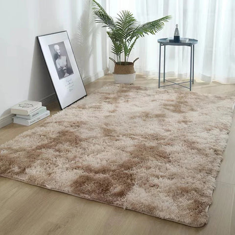 Navak Carpet Exclusive Picks 40 x 60 cm Seidenwollteppich, verdickt, für Nachttisch, Wohnzimmer, Kinderzimmer, weicher Heimdekor-Teppich, waschbar, schmutzabweisende Matte