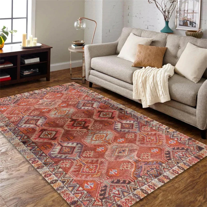 Navak Carpet Traditional Oriental Area Rug Geometric Distressed Living Room Kitchen Dining Area Rugs Ethnic Soft Bedroom Rugs Kitchen Rugs
