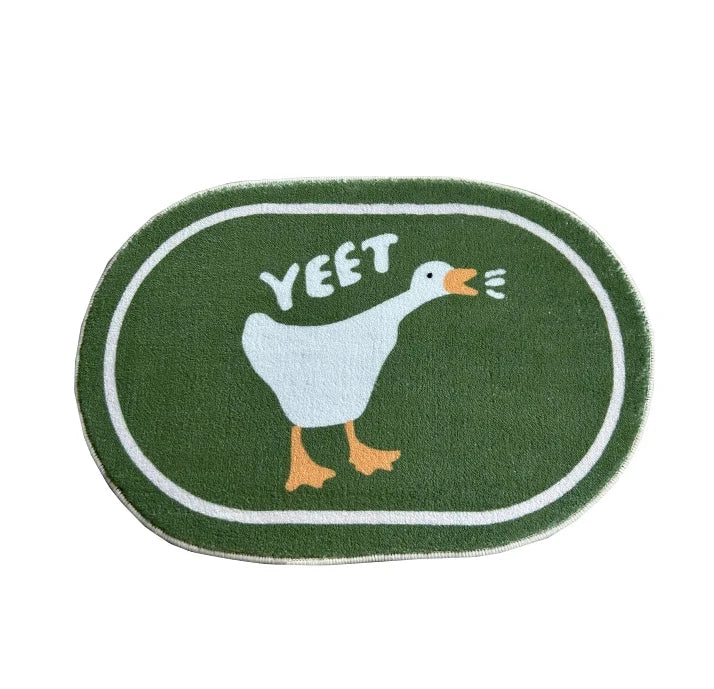 Navak Carpet Cute Duck Bathroom Rug Funny Soft Bathtub Carpet Area Rugs Kitchen Rug Floor Mats Doormat Chic Home Room Decor