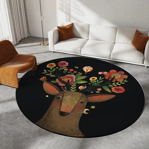 Navak Carpet Daily Picks Disney Captain America Rundmatte Wohnzimmer Sofa Teppich Teetisch Schlafzimmer Nachttisch Eingangstür Teppich Mode Home Dcor