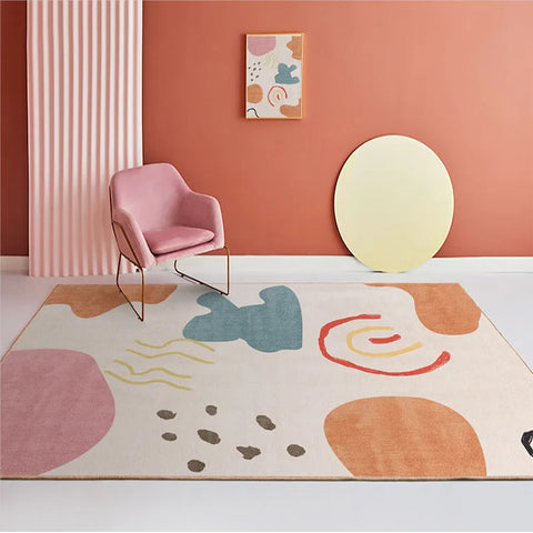 Navak Carpet Nordic Light Luxus-Teppich – Großer Wohnzimmerteppich | Für unter Sofa und Couchtisch, Schlafzimmer- und Lounge-Dekor