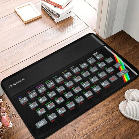 Navak Carpet ZX Spectrum Fußmatte Teppich Teppichmatte Footpad Polyester rutschfeste Antiwear Vorderzimmer Flur Küche Schlafzimmer Balkon Toilette