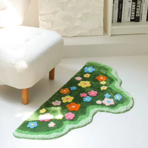 Navak Teppich, nordischer Stil, Schlafzimmer-Dekor, Teppich, Zuhause, flauschiger, weicher Teppich, unregelmäßige Formen, Teppiche für Wohnzimmer, dicke Plüsch-Bodenmatte am Bett