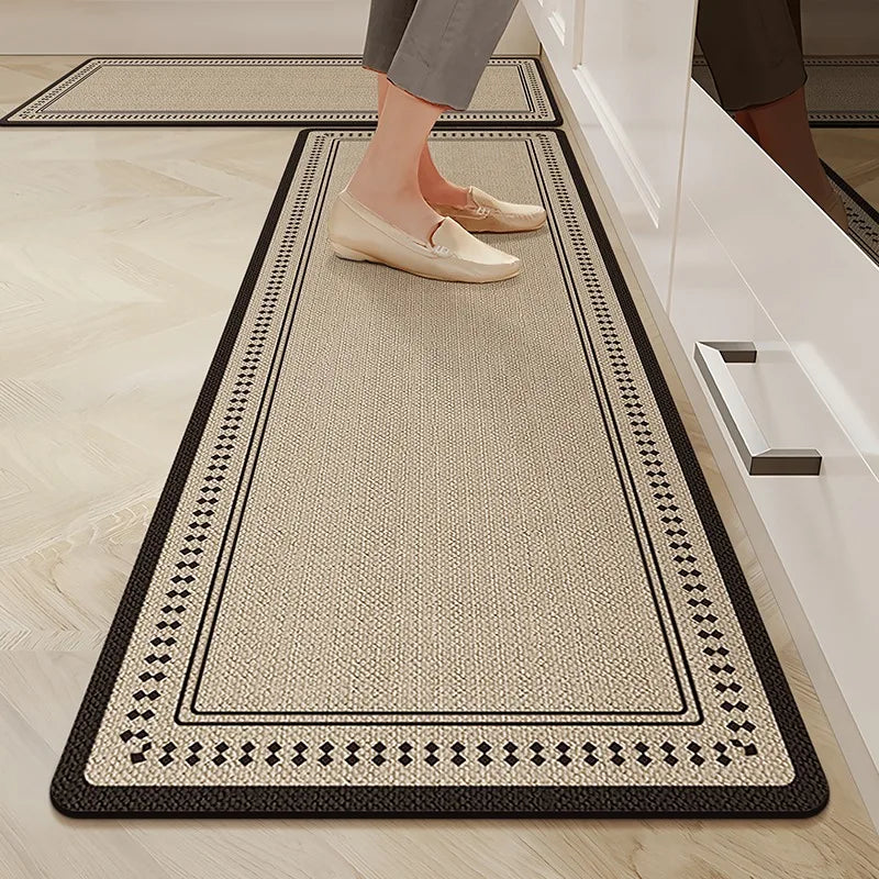 Navak Teppich Küchenbodenmatte Saugfähiger Rutschfester Teppich Diatomeenschlamm Lange Fußmatten Minimalistischer Stil Heimdekoration Teppich Alfombras De Cocina