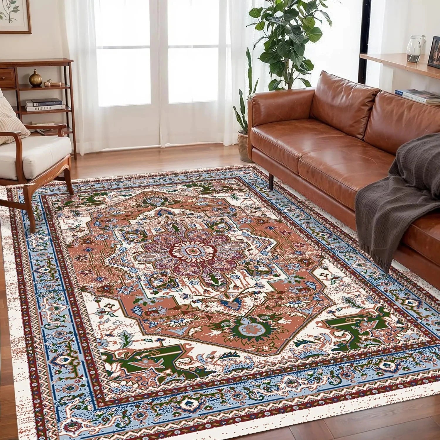 Navak Carpet Exclusive Picks Bohemian Crystal Velvet Anti Slip Carpet For Living Room ,Floor Bedroom Big Size Rugs, Sofa Mats, Study,Home Decoration